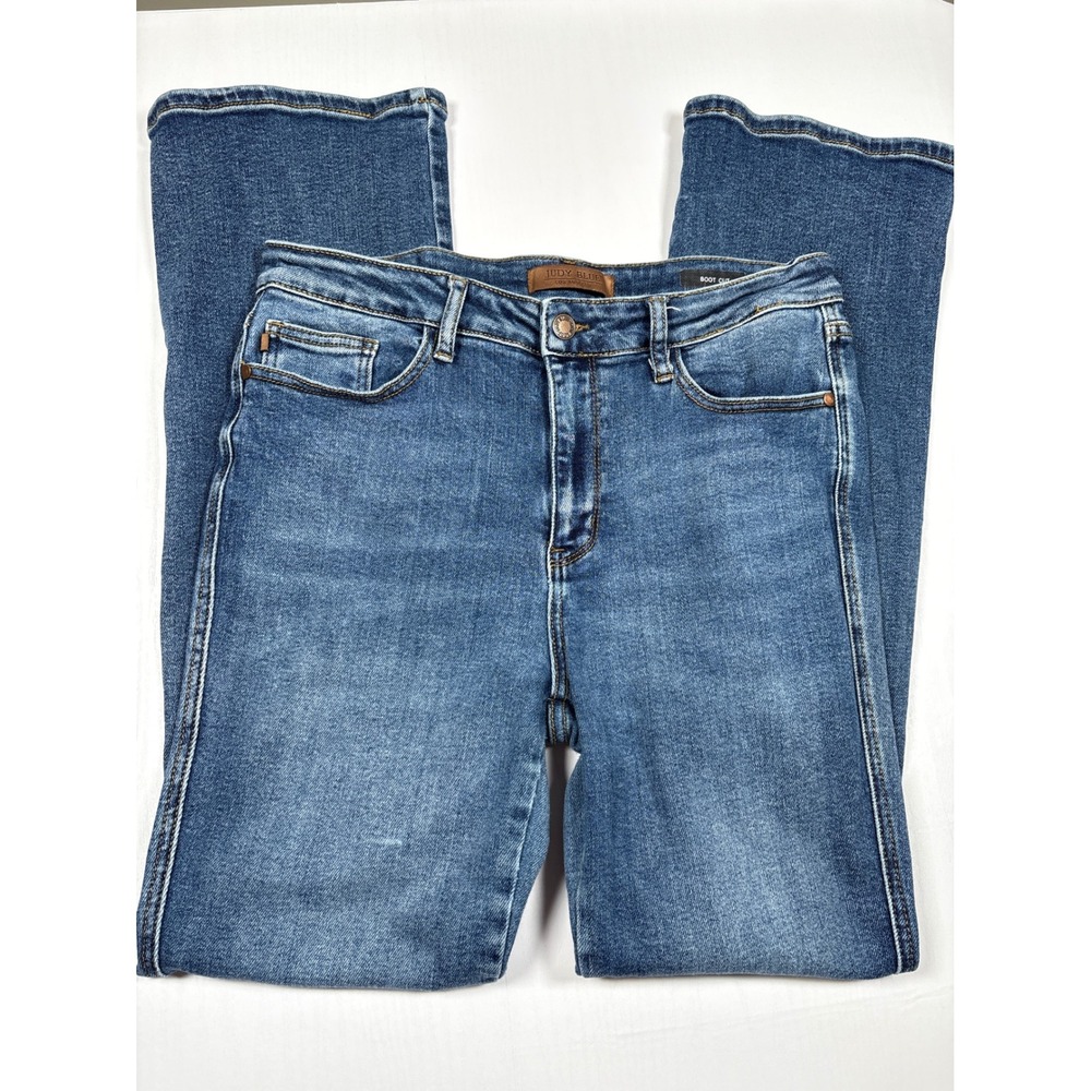 Judy Blue Medium Wash Bootcut Jeans JB88148 Cowgirl Western Boho Size 13/31